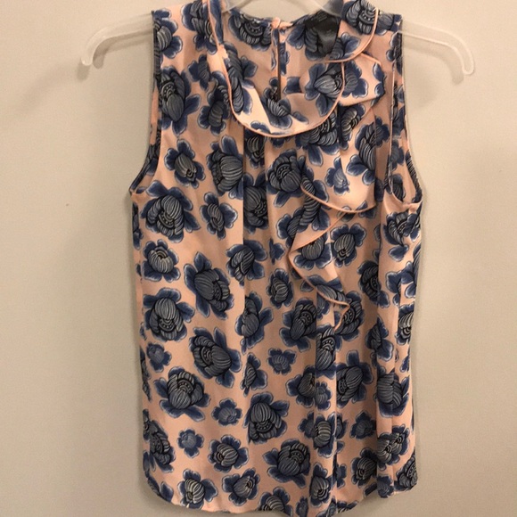 Floral Print Ann Taylor Factory Petite Blouse- XSP - Picture 2 of 5